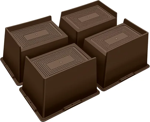 Vista 24 de ANNKUT Elevadores de cama de 2 pulgadas, resistentes, elevadores de sofá de gran tamaño, elevadores de muebles extra anchos para sofá, mesa