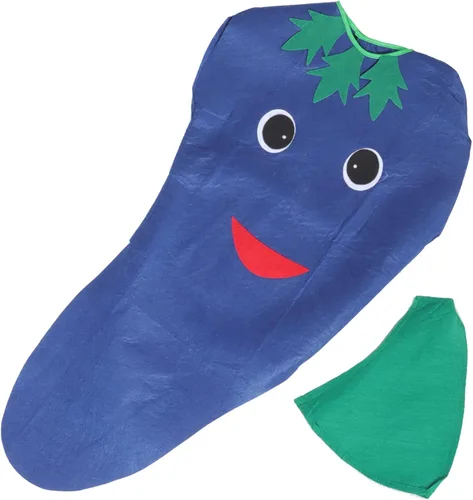 Vista 4 de Holibanna 5 Sets Eggplant Costumes vegetable costume costume ' costumes ' party supplies children vegetables costume child costume Cosplay Kit Party