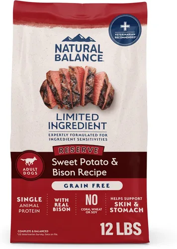 Vista 24 de Natural Balance Dieta de ingredientes limitados de pollo y batata Alimento seco para perros sin granos para adultos 4 libras Bolsa