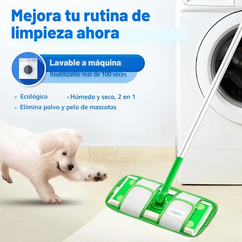 Vista 7 de Paquete de 2 almohadillas de microfibra lavables y reutilizables