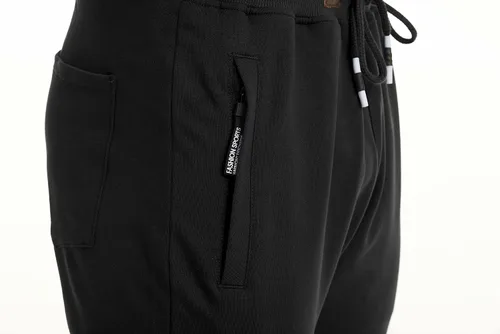 Vista 6 de MAGCOMSEN Pantalones capri deportivos 34 para hombre con bolsillos con cremallera, longitud a la rodilla, pantalones cortos de entrenamiento