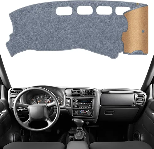 Vista 22 de Cubierta de tablero Tapete de salpicadero Compatible con Chevy Cruze 2015-2011 (para transmisión en la izquierda), Alfombra de salpicadero de coche