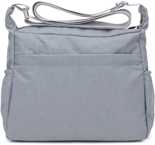 Vista 4 de MINTEGRA Bolso cruzado para mujer, bolso de hombro impermeable de nailon, bolsillo ligero