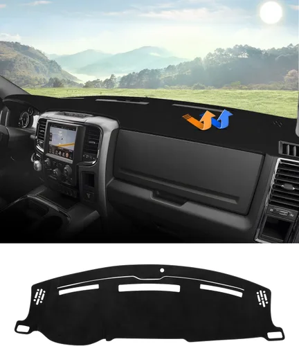 Vista 85 de Autorder Alfombrilla de cubierta de tablero para Toyota 4Runner 2003 2004 2005 2006 2007 2008 2009 Accesorios Cubierta de tablero de terciopelo