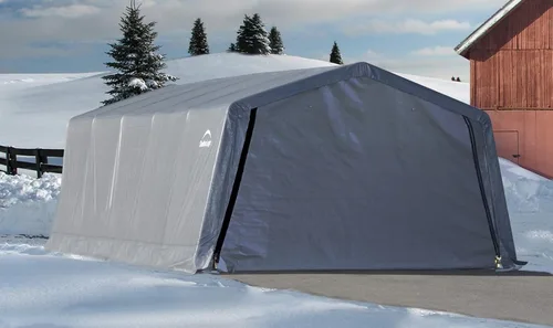 Vista 4 de ShelterLogic gazebo cochera para autos