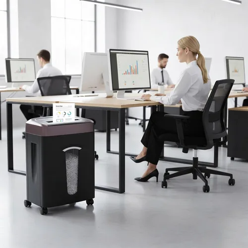 Vista 8 de Wingwise Trituradora de papel micro cortada de 16 hojas resistente
