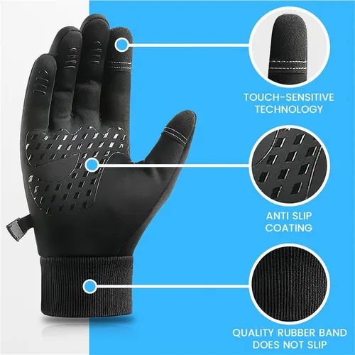 Vista 4 de KDGENG ARCTICZ - Premium Thermo Gloves, Arcticz Waterproof Windproof Thermal Gloves, Winter Non-Slip Touch Screen Gloves