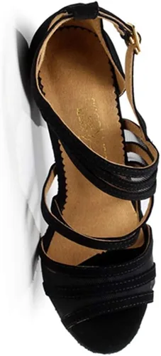 Vista 5 de Dress First Zapatos de baile de salón para mujer, zapatos de tacón alto, zapatos de salsa, sandalias latinas