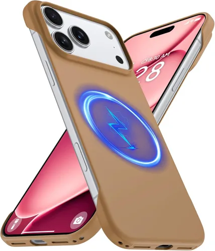 Vista 40 de GRECAZO - Funda magnética delgada sin marco para iPhone 17 Pro Max, color azul