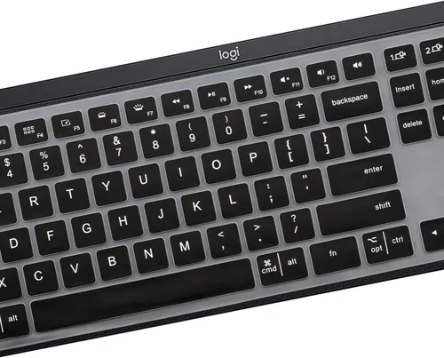 Vista 4 de Funda para teclado Logitech MX Keys S/MX Keys S Combo Teclado inalámbrico /Logitech MX Keys Teclado inalámbrico avanzado/Teclado Logitech Craft Negro