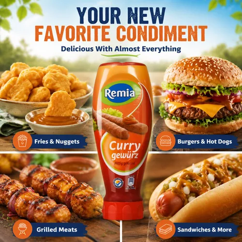Vista 4 de Remia Curry Gewurtz en tubo/Remia Curry Ketchup