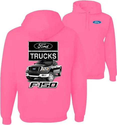 Vista 18 de Wild Bobby Ford Trucks F150 Pickup Cars and Trucks Front and Back - Sudadera con capucha unisex