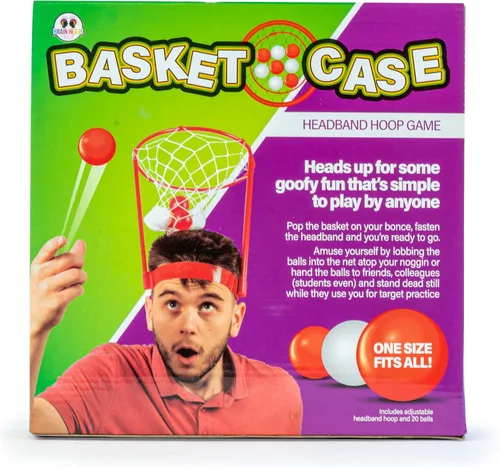 Vista 4 de Juego de cesta de básquetbol para la cabeza, talla única , Rojo
