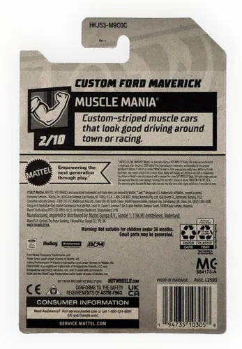 Vista 2 de Hot Wheels Custom Ford Maverick, Muscle Mania 2/10