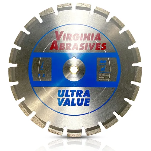 Vista 15 de Virginia Abrasives 425-08408 - Hoja de diamante de hormigón de uso general UV de 9 pulgadas - Cortador húmedo y seco para hormigón/asfalto