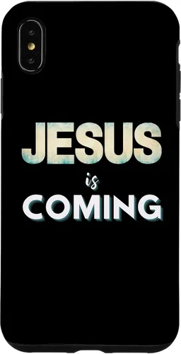 Vista 7 de Funda para iPhone 11 Jesus Is Coming Christian Faith Quote Revelation Saying