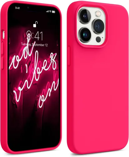 Vista 26 de AOTESIER Funda magnética para iPhone 13 Pro Max, compatible con MagSafe, protección militar a prueba de golpes, funda de silicona con forro de Verde