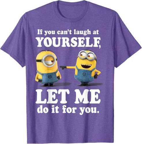 Vista 11 de Camiseta gráfica de Minions de Mi villano favorito: Ríete de ti mismo Negro