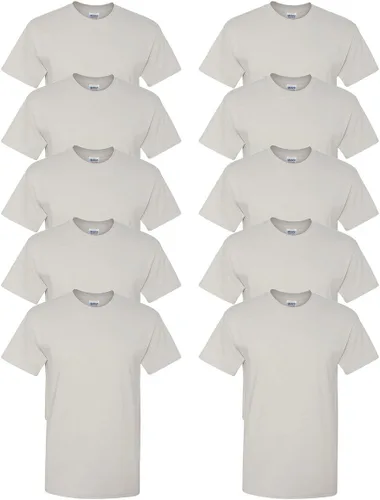 Vista 303 de Gildan Camiseta G500 para hombre Ceniza/baya