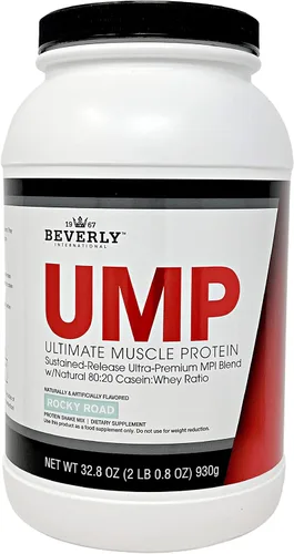 Vista 10 de Beverly International UMP Proteína en Polvo, Pastel de Ángel. Proporción Única de Suero-Caseína Desarrolla Músculo Magro. Fácil de Digerir. Sin