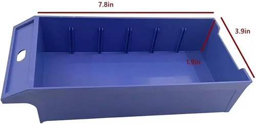 Vista 6 de Gabinete de piezas de 60 cajones de pernos y tuercas de almacenamiento de herramientas de hardware piezas de acero para almacenamiento
