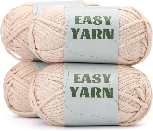 Vista 11 de 12x50g (1.43kg) Hilo de Ganchillo, Hilo para Tejer, 12x79.6m Mezcla de Algodón y Nylon Multicolor para Principiantes con Puntos Fáciles de Ver 12