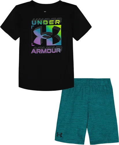 Vista 38 de Under Armour baby-girls Ua Terrazzo Leopard Heart SetShort Set