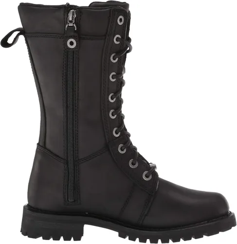 Vista 6 de HARLEY-DAVIDSON FOOTWEAR Botas de motocicleta Harnett para mujer, Negro