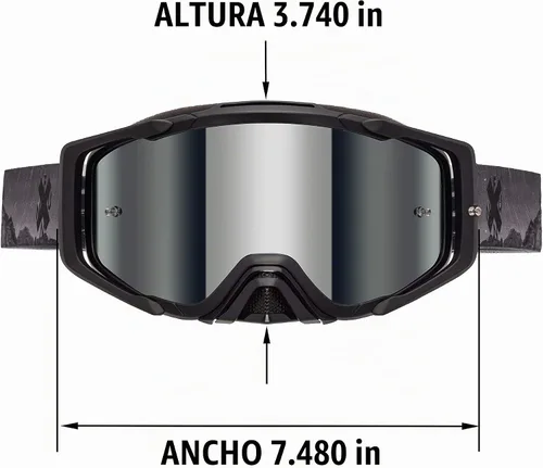 Vista 3 de Funn Soljam MTB Enduro DH gafas antivaho lente transparente adicional, bolsa y hojas de rasgadura Negro