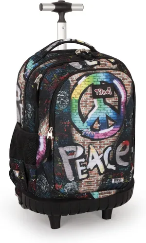 Vista 21 de Tilami Mochila con ruedas para niños y niñas, astronauta