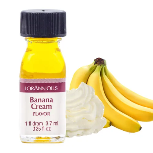 Vista 2 de LorAnn Banana Cream SS Flavor, 1 botella de dram (0.0125 fl oz - 0.1 fl oz - 1 cucharadita)