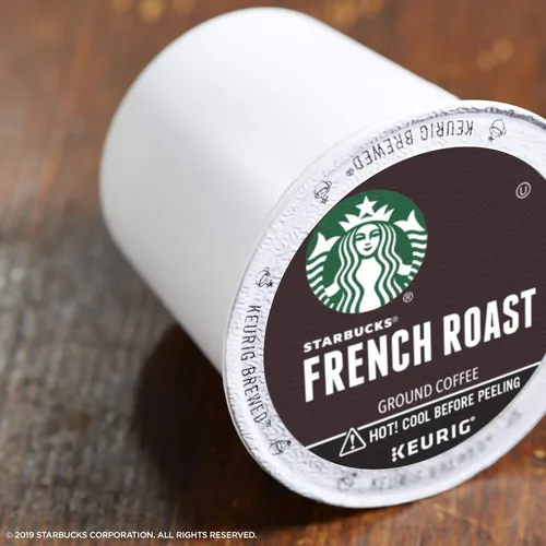 Vista 4 de Starbucks Cápsulas de café K-Cup - Tostado francés oscuro y tostado italiano para cafeteras Keurig