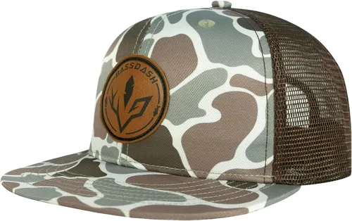 Vista 29 de BASSDASH Gorra de Camionero de Ala Plana Ajustable con Snapback y Malla para Hombres y Mujeres