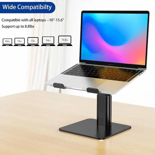 Vista 3 de BESIGN LSX6N Soporte para Laptop, Elevador Ergonómico Ajustable para Notebook con Soporte, Soporte para Computadora Compatible con Air, Pro, Dell