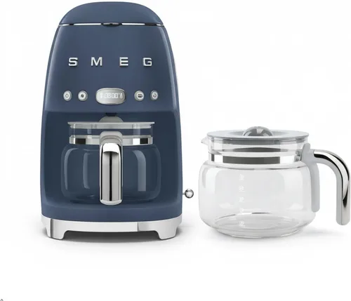 Vista 4 de Smeg Cafetera de goteo retro de los años 50 con jarra de vidrio extra (verde pastel)