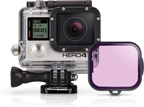 Vista 5 de GoPro Filtro de buceo para carcasa de buceo (Magenta) (accesorio oficial de GoPro )
