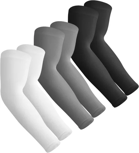 Vista 18 de Aegend - Mangas de protección solar con compresión, para cubrir tatuajes, mangas solares para hombres, mujeres y jóvenes
