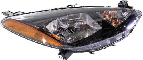 Vista 6 de Para 2011-2014 Mazda 2 faro delantero conductor y lado del pasajero certificado CAPA MA2518144 MA2519144-Reemplaza DR61-51-0L0D, DR61-51-0K0D
