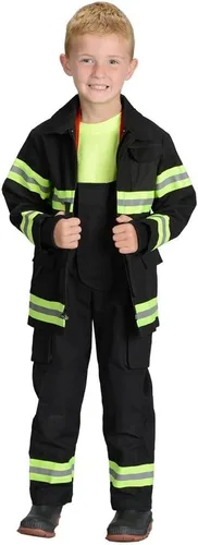 Vista 15 de Aeromax Jr. Fire Fighter Bunker Gear, Bronceado, Tamaño 18 Meses