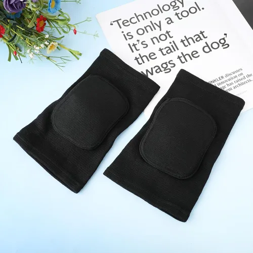 Vista 6 de COMNICO Codera de esponja para fitness, soporte para codo, manga de compresión, transpirable, anticolisión, almohadillas protectoras para brazos
