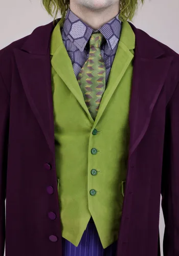 Vista 7 de Disfraz Premium de Hombre del Joker del Caballero Oscuro Multicolor