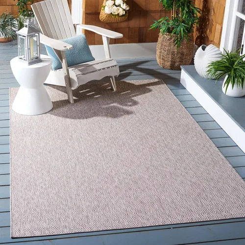 Vista 26 de SAFAVIEH Courtyard Collection CY8520 - Alfombra decorativa sólida para interiores y exteriores, impermeable, fácil limpieza, 2 x 3 pies 7 pulgadas