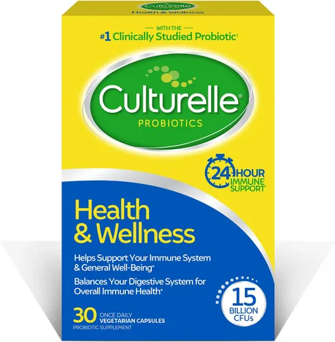 Vista 2 de Culturelle Health & Wellness - Probiótico diario de 30 unidades y probiótico diario masticable para niños, 30