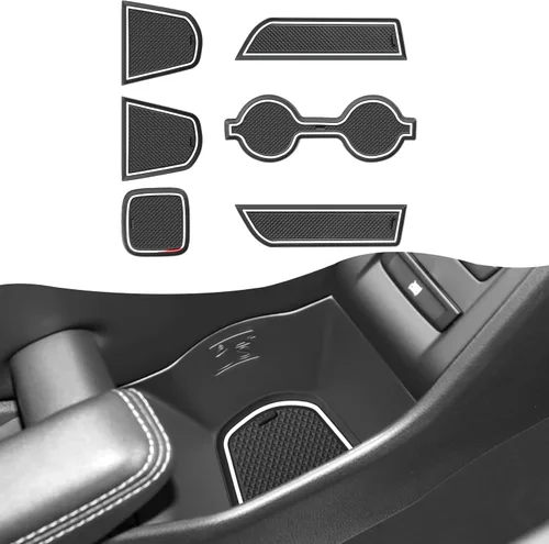 Vista 34 de SXCY Alfombrillas con ranura para puerta Toyota RAV4 2025 para Toyota RAV4 2019-2024 2025, accesorios para portavasos y portavasos 2024 2025 RAV4