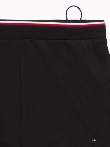 Vista 3 de Tommy Hilfiger Pantalones cortos de cintura alta adaptables para mujer con trabillas para dominar