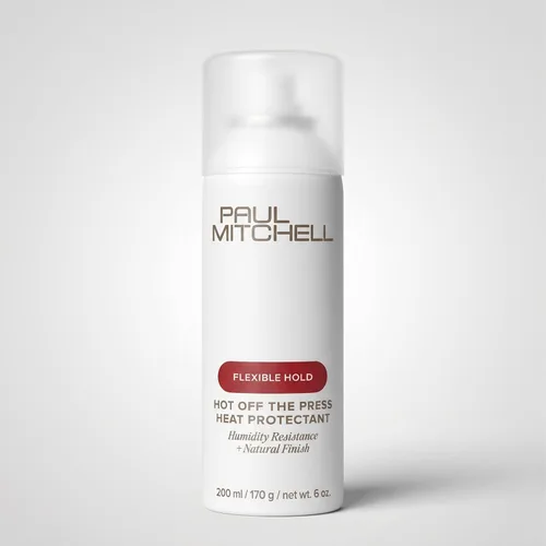 Vista 10 de Paul Mitchell Hot Off The Press Heat Protectant, Humidity Resistance, Flexible Hold + Natural Finish, For All Hair Types