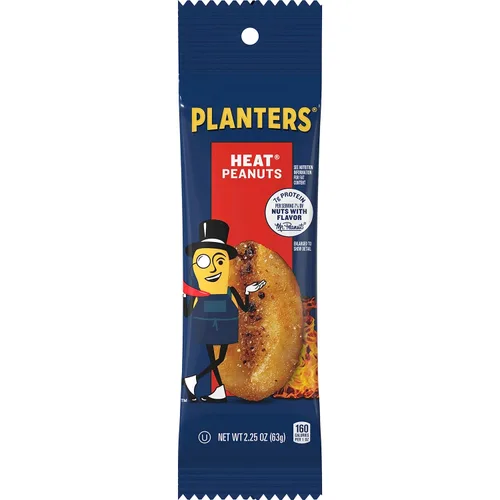 Vista 3 de Planters Heat Peanuts (bolsas de 2.25 onzas, paquete de 15)