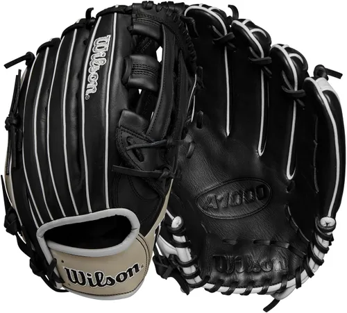 Vista 9 de Wilson A1000 Adult + Youth Baseball Glove + Mitt Sizes 11" - 12.5" Right + Left Hand Throw Multiple Styles
