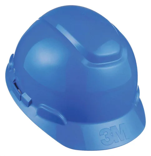 Vista 8 de Sombrero duro color blanco con carraca de suspensión de 4 puntos 3 M (paquete de 1), M, Azul, 1
