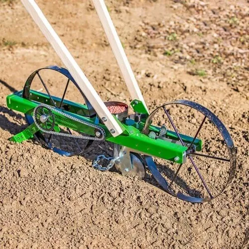 Vista 2 de Hoss Sembradora de jardín La maceta de jardín más versátil para caminar detrás verde